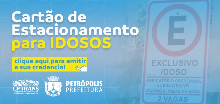 Cartão de  Estacionamento de Idoso