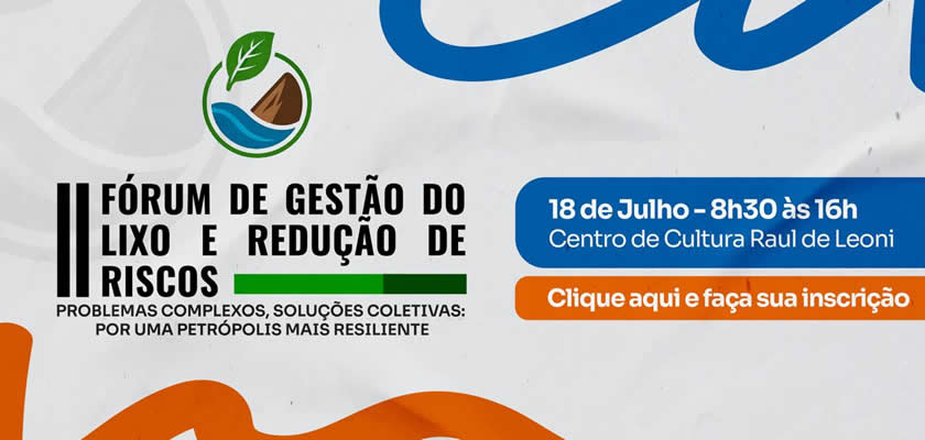I Fórum de Gestão do Lixo e Redução de Riscos 