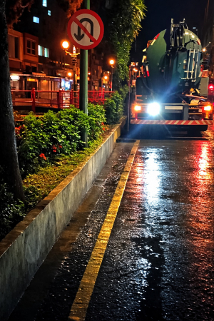 Prefeitura realiza limpeza de bocas de lobo na Rua do Imperador