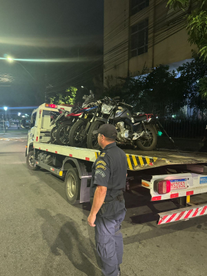 Operação "Praça do Bem" tem oito motos apreendidas e um homem preso