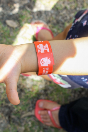 Prefeitura distribui pulseirinhas para identificação de crianças durante o Folia Imperial