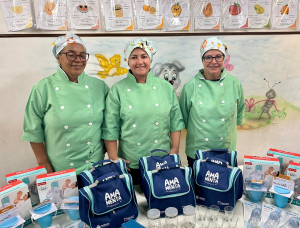 Prefeitura entrega kits do Projeto Amamenta no CEI Patrícia Ferreira