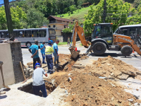 Prefeitura implanta rede de captação de águas pluviais no Bingen