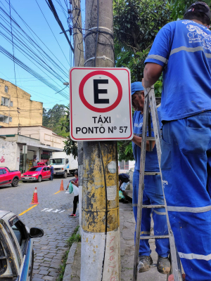 CPTrans realiza mais de 3.800 ações de manutenção da sinalização viária ao longo de 2025