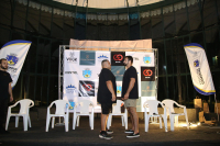 Atletas do Coliseu Grappling League fazem pesagem no Palácio de Cristal