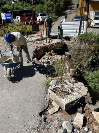 Prefeitura inicia reconstrução de ponte no Bingen