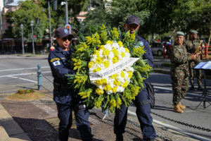 Descendentes de colonos alemães são homenageados em cerimônia no Obelisco