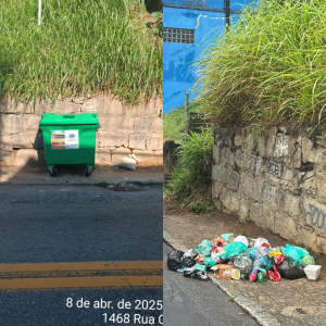 Comdep denuncia furto de coletora de resíduos na Rua Quissamã