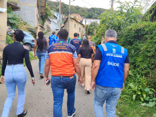 Prefeitura de Petrópolis, Governo do Estado e Unifase vão realizar simulado de desocupação de áreas de risco geológico na comunidade Estrada da Saudade