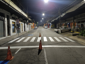 CPTrans implanta nova sinalização na região do 17, no Bingen, para adequar o entorno da UBS