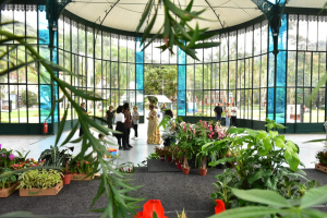 Prefeitura celebra 140 anos da 1ª exposição flores realizada dentro do pavilhão do Palácio de Cristal
