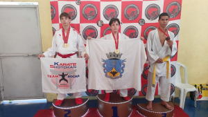 Vinicius Oliveira, conquistou ouro no Kumite