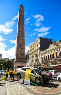Maio Amarelo: confira as alterações no trânsito para o simulado de acidente na Rua do Imperador
