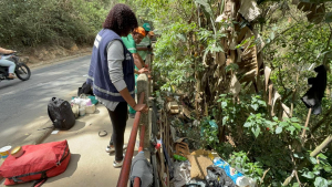 Prefeitura realiza ação de zeladoria urbana em Cascatinha