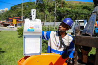 Prefeitura instala luminárias de LED na Reta de Itaipava